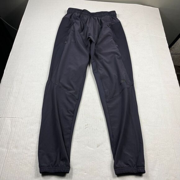 Adidas Mens Aeroready Slim Fit Training Pants Purple Performance Workout SMALL - Picture 1 of 12